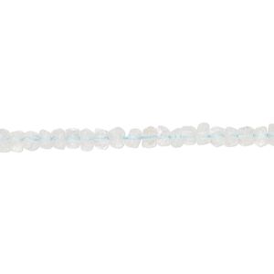 Aquamarine 1pkg1, hand-cut faceted rondelle bead 12 inch 3x1mm-4x3mm