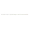 Mother-of-pearl shell 1pkg1, flat oval bead 15 inch white 12x10mm image number 1