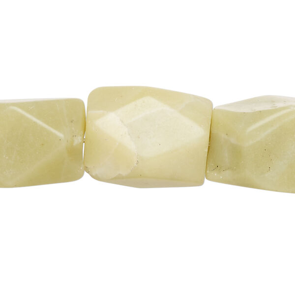 Peridot "jasper" 1pkg1, 4-sided rectangle bead natural, 15 inch 17x10mm-19x14mm image number 0