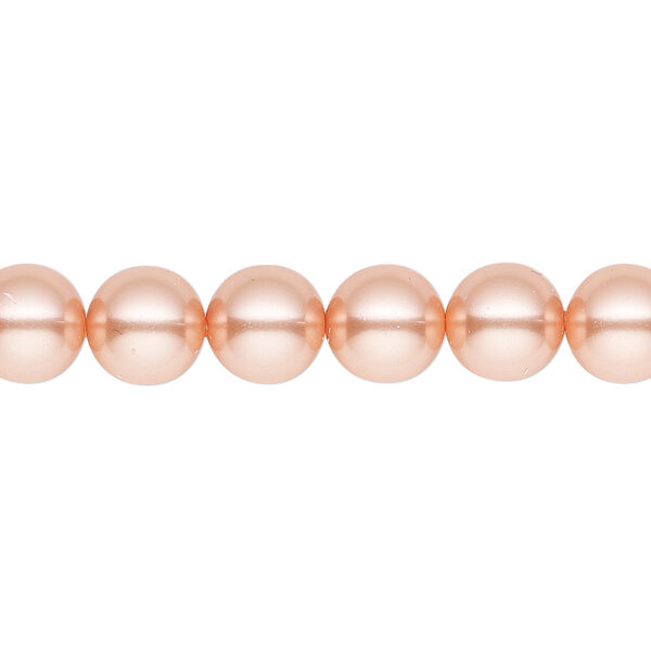 Pearl 250pk rose peach, Swarovski® 8mm round 5810 image number 0