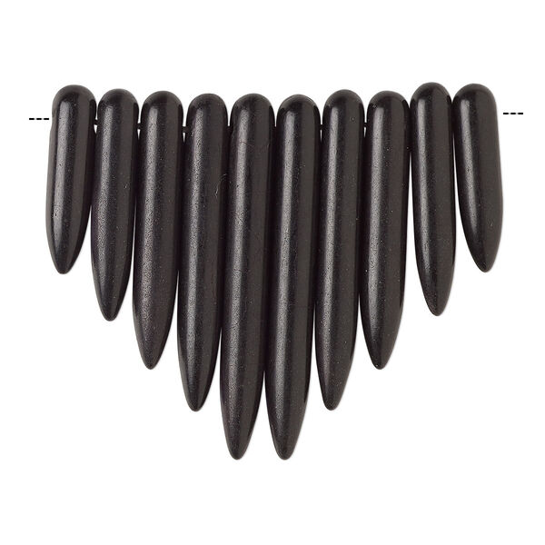 Magnesite 1pkg10, spike fan focal B grade, graduated 20x5mm-39x5mm image number 0