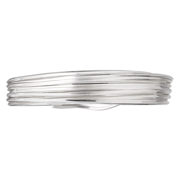 Wire, stainless steel, soft, square, 20 gauge. Sold per pkg of 3 meters. image number 0