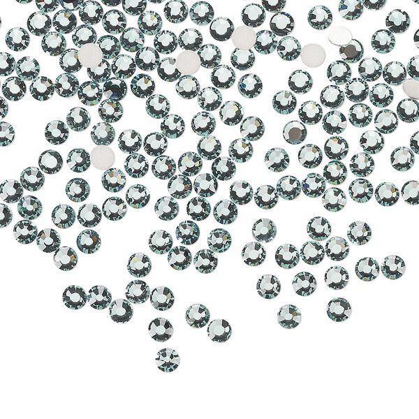 Flat back 1440pk smoked sapphire foil back, Preciosa MAXIMA Czech crystal rhinestone 2.5-2.7mm chaton rose round SS9 image number 0