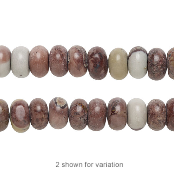 Limestone 1pkg1, rondelle bead natural B grade, 15.5-16 inch Crazy Horse™ stone 8x5mm image number 0