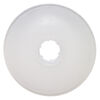 Huggy Spool®, pliable plastic, clear, 3-1/2 inch round with 4/5 inch hole. Sold per pkg of 4. image number 1