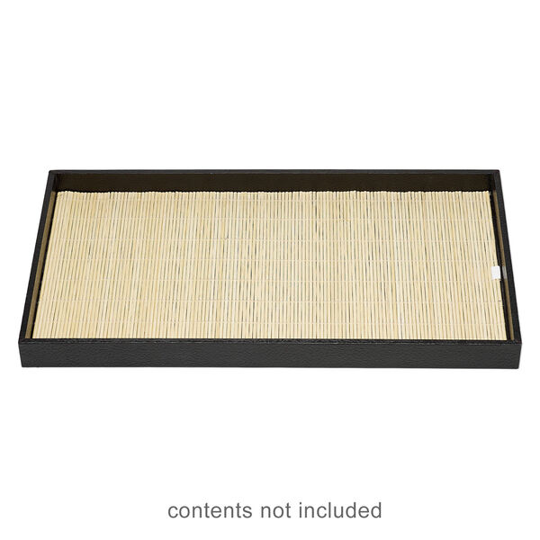 Display pad, bamboo (natural), 14 x 7-3/4 inch roll-up rectangle. Sold per pkg of 4. image number 1
