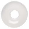 Huggy Spool®, soft plastic, clear, 2-1/2 inch round with 3/4 inch hole. Sold per pkg of 4. image number 2