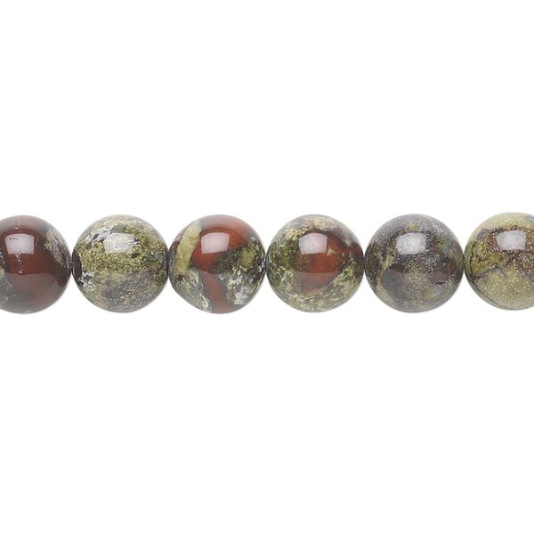 Dragon blood jasper 1pkg1, round bead natural 15.5-16 inch 8mm image number 0
