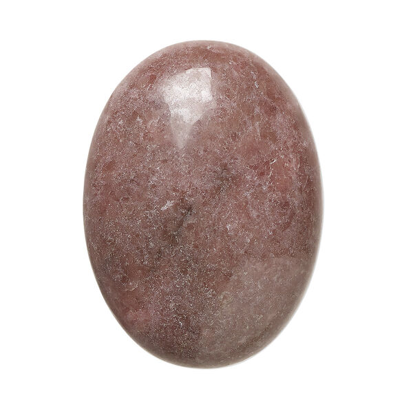 Cabochon, rhodonite (natural), 30x22mm calibrated oval, C grade, Mohs hardness 5-1/2 to 6-1/2. Sold individually. image number 0