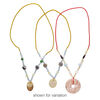 Multi-gemstone / acrylic / glass 1pkg3, mixed shape continuous necklace 20 inch mix 29mm-65x45mm image number 2