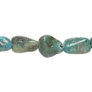 Turquoise 1pkg1, nugget bead 15.5-16 inch small to medium