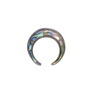 Paua shell 1pkg1, naja drop 17x17mm