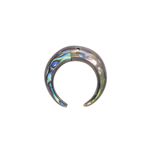 Paua shell 1pkg1, naja drop 17x17mm image number 0