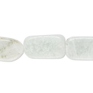 Amazonite 1pkg1, rounded flat rectangle bead natural 8 inch 19x11mm-20x12mm