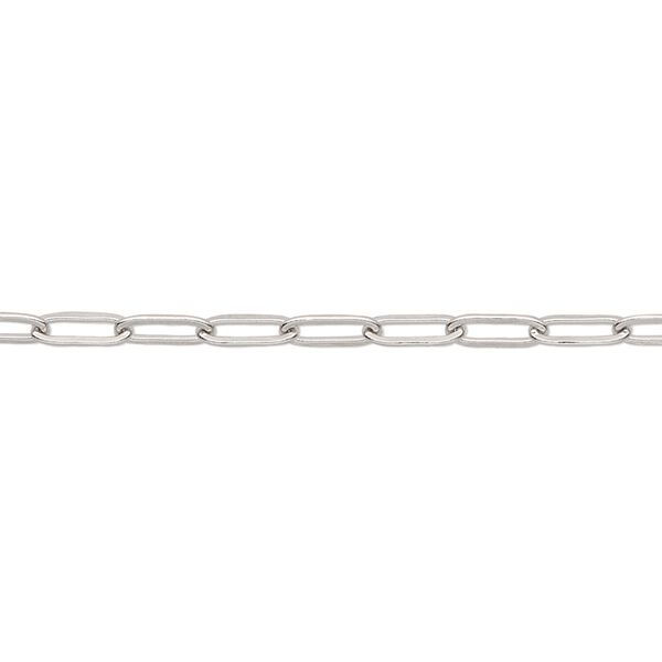 Chain, stainless steel, 2.6mm paperclip. Sold per pkg of 50 feet. image number 0