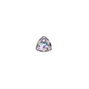 Drop 1pk crystal vitrail light P, Crystal Passions® 8mm pendant trilliant cut 6434