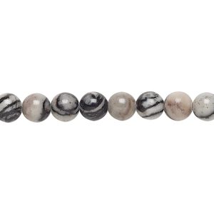 Black silk stone (onyx marble) 1pkg1, round bead natural 15.5-16 inch 6mm
