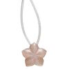 Coffee moonstone 1pkg1, hand-cut top-drilled 2-sided carved flower bead natural 16x16mm image number 0