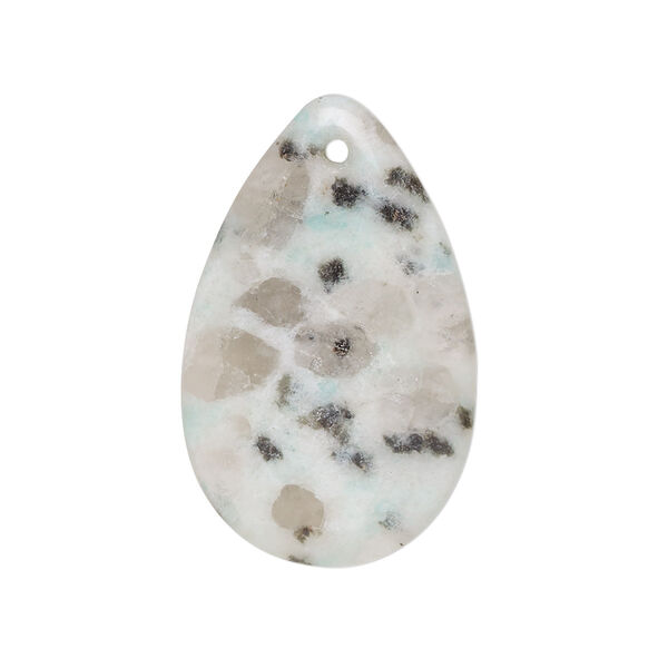 Sesame jasper 1pkg1, hand-cut teardrop focal natural B grade, 31x20mm image number 0