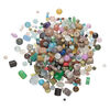 Multi-gemstone / glass 1pkg1, drilled / undrilled mixed shape bead 1/2 lb mix 4-35mm image number 0
