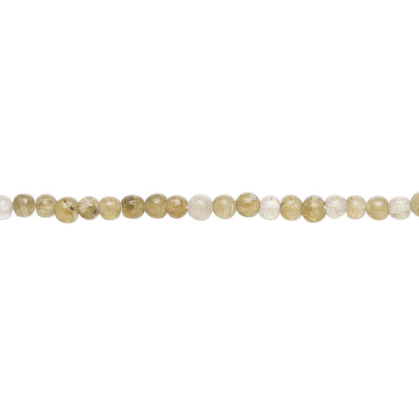 Labradorite 1pkg1, hand-cut round bead natural, 14 inch 2-3mm image number 0