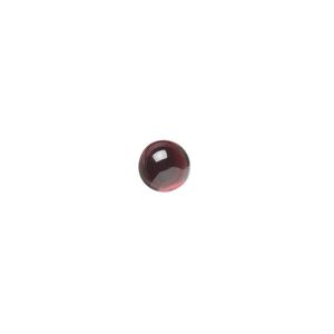 Garnet 1pkg2, hand-cut calibrated round cab natural 6mm