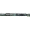 Green serpentine 1pkg1, puffed rectangle bead natural, 15 inch 20x16mm-22x18mm dark image number 1