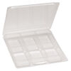 Box, plastic, clear, 7-1/2 x 5-1/2 x 1-inch clamshell blister. Sold per pkg of 100. image number 1