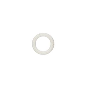Component, Oh! Ring™, silicone, antique white, 12mm round with 8mm hole. Sold per pkg of 200.