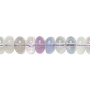 Rainbow fluorite 1pkg1, rondelle bead natural 15.5-16 inch 8x5mm