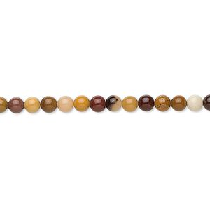 Moukaite jasper 1pkg1, round bead natural 15.5-16 inch 4mm