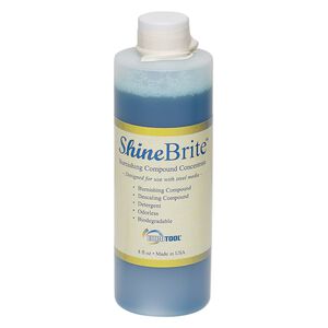 Burnishing compound concentrate 1pkg1, ShineBrite™, blue. 8-ounce bottle.
