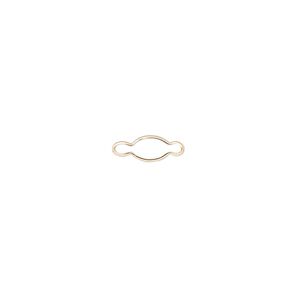 Link, Wrap-Tite®, 14Kt gold, 5x3mm oval setting. Sold individually.