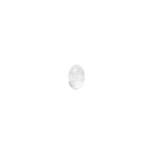 Cabochon, rainbow moonstone (natural), 6x4mm calibrated oval, B grade, Mohs hardness 6 to 6-1/2. Sold individually. image number 0
