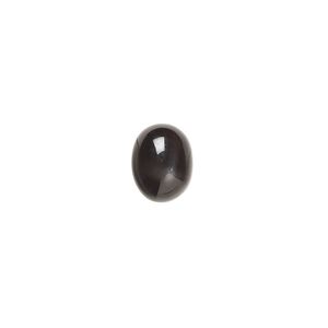 Star diopside 1pkg1, hand-cut non-calibrated oval cab natural 9x7mm