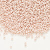 Seed bead, Preciosa Ornela Czech glass, 1pkg500g, 2.0-2.2mm rocaille, opaque matte terra dyed vintage rose chalkwhite (06474) image number 0