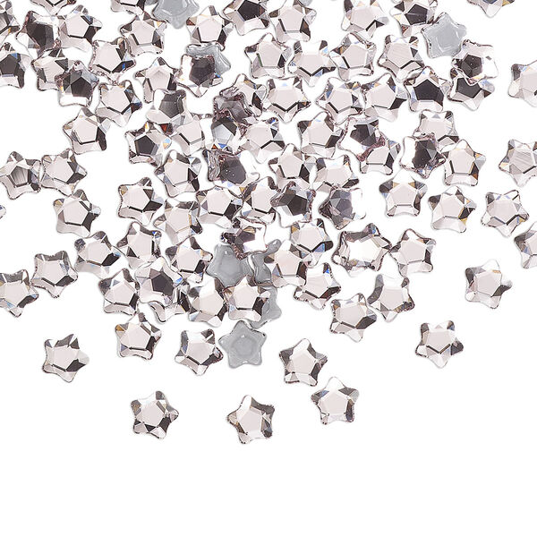Flat back 720pk light rose foil back, Swarovski® hotfix 4mm star flower 2754 image number 0