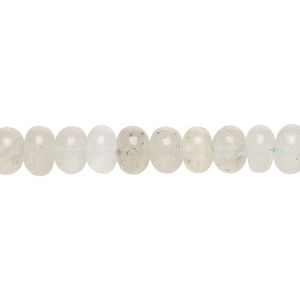 Moss aquamarine 1pkg1, hand-cut rondelle bead light 14 inch 6x4mm-7x5mm