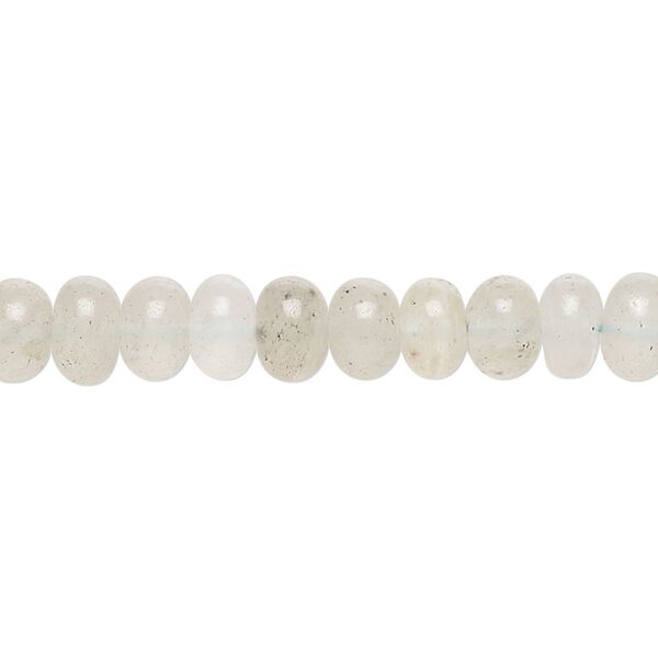 Moss aquamarine 1pkg1, hand-cut rondelle bead light 14 inch 6x4mm-7x5mm image number 0