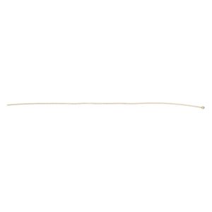 Head pin, gold-finished copper, 7-3/4 inches with 3mm ball, 18 gauge. Sold per pkg of 10.
