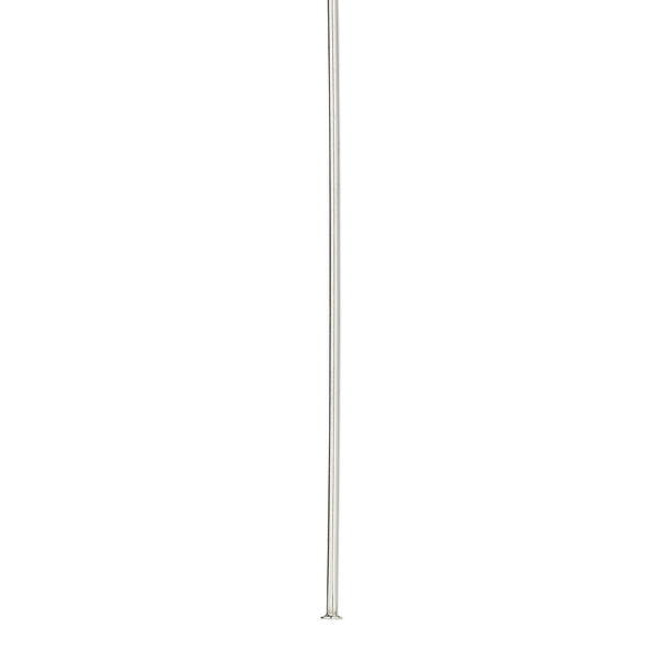 Head pin, stainless steel, 3 inches, 21 gauge. Sold per pkg of 50. image number 0