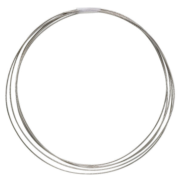 Wire, niobium, natural, half-hard, round, 20 gauge. Sold pkg of 5 feet. image number 0