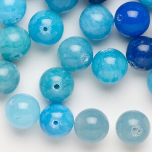 Quartz 1pkg1, round bead 2 oz mix 9-11mm