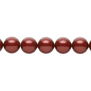 Pearl 50pk bordeaux, Crystal Passions® 8mm round 5810