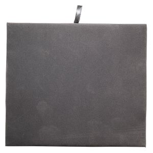 Tray insert, velveteen, grey, 7-3/4 x 6-3/4 inch pad. Sold individually.