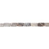 Pink-grey marble 1pkg1, flat rectangle bead natural, 15 inch 23x14mm-30x16mm image number 1