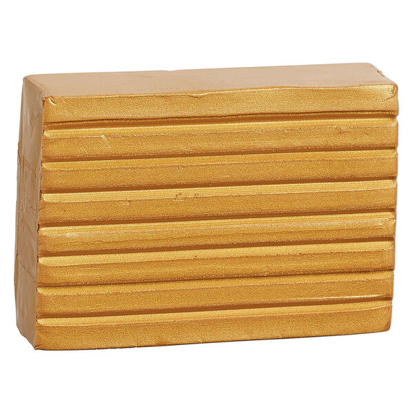 Polymer clay, Kato Polyclay™,  pkg/12.5 ounces, metallic gold. image number 0