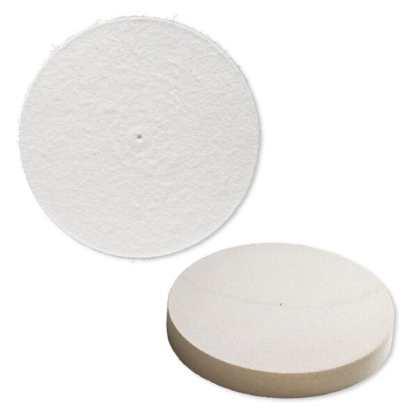 Polishing wheel, felt, 6x3/4 inch for polishing gold, silver and copper. Sold individually. image number 0