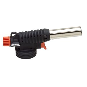 Torch, EUROTOOL® HANDYFLAME™, steel / plastic / brass, pkg/1, 7 x 2-1/2 inches, silver / black / orange, (SOL-315.00).