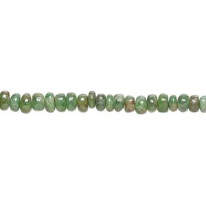 Tsavorite garnet 1pkg1, hand-cut rondelle bead natural 13 inch 3x2mm-4x3mm